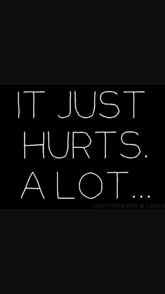 hurts alot